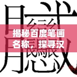 揭秘百度笔画名称，探寻汉字魅力风采