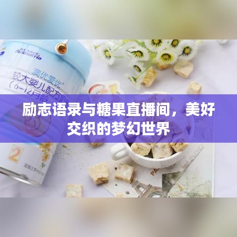 励志语录与糖果直播间，美好交织的梦幻世界