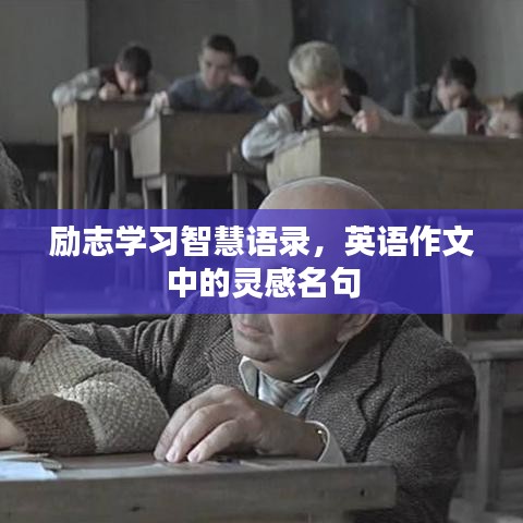 励志学习智慧语录，英语作文中的灵感名句