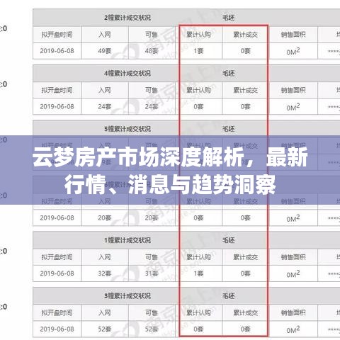 云梦房产市场深度解析，最新行情、消息与趋势洞察