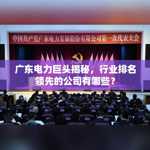 广东电力巨头揭秘，行业排名领先的公司有哪些？