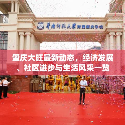 肇庆大旺最新动态，经济发展、社区进步与生活风采一览