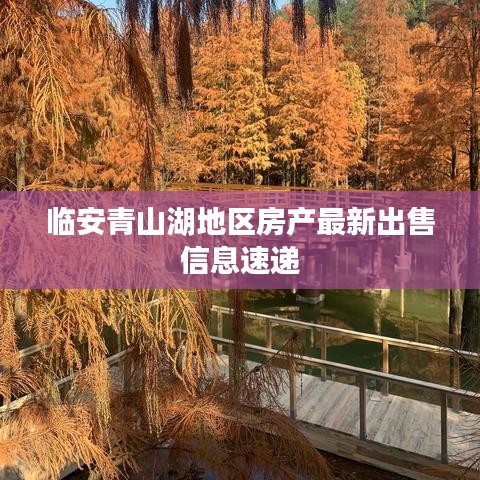 临安青山湖地区房产最新出售信息速递